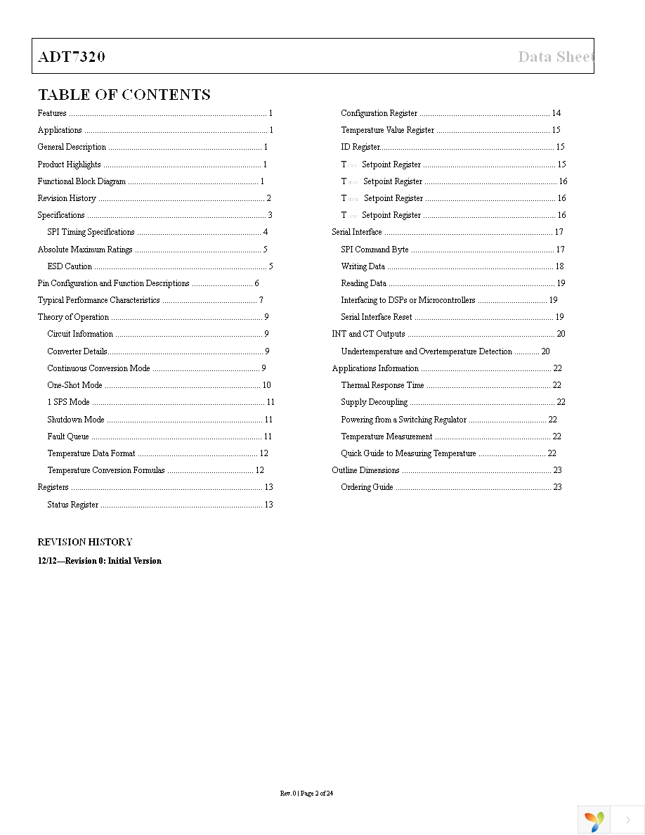 ADT7320UCPZ-R2 Page 2