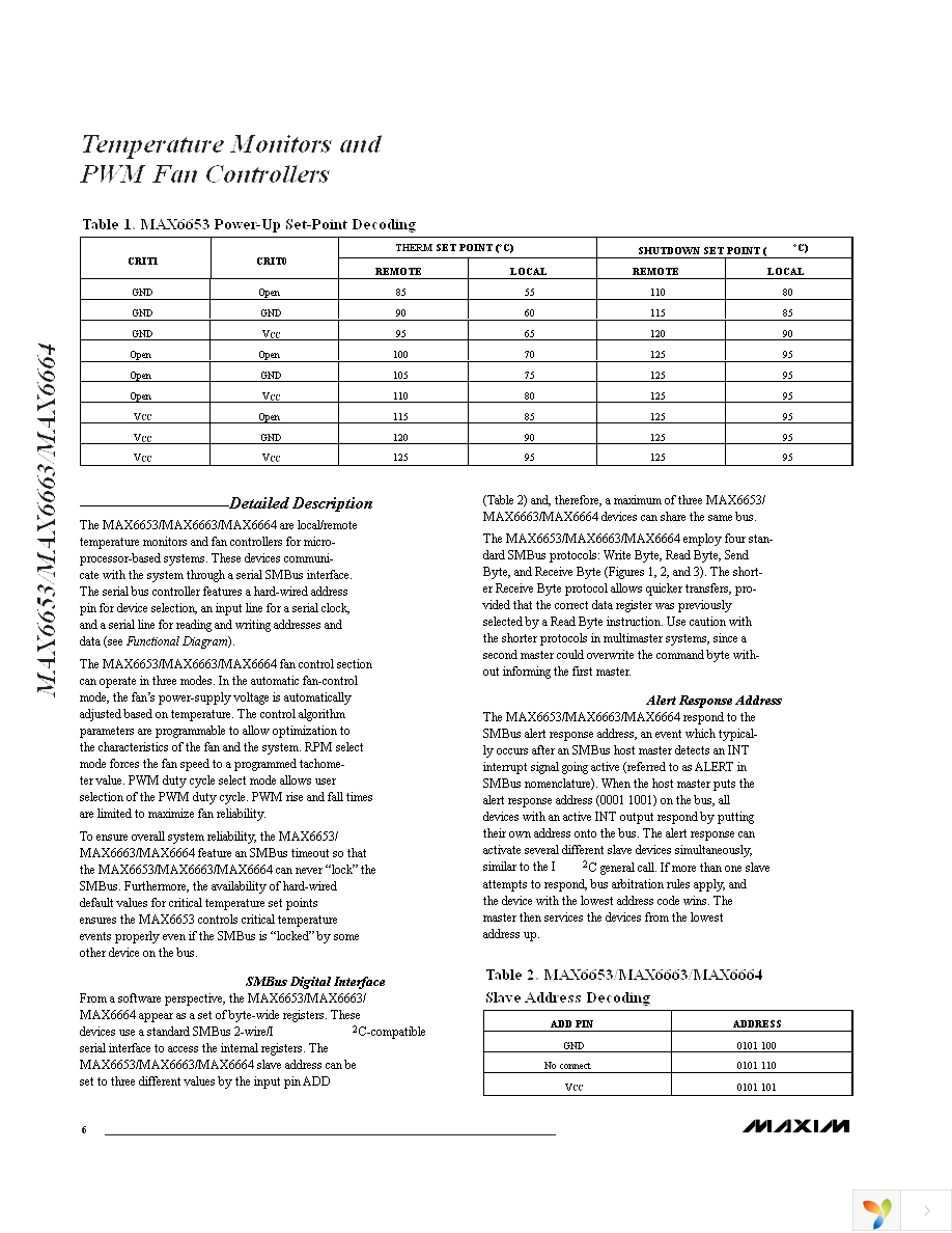 MAX6653AEE+ Page 6