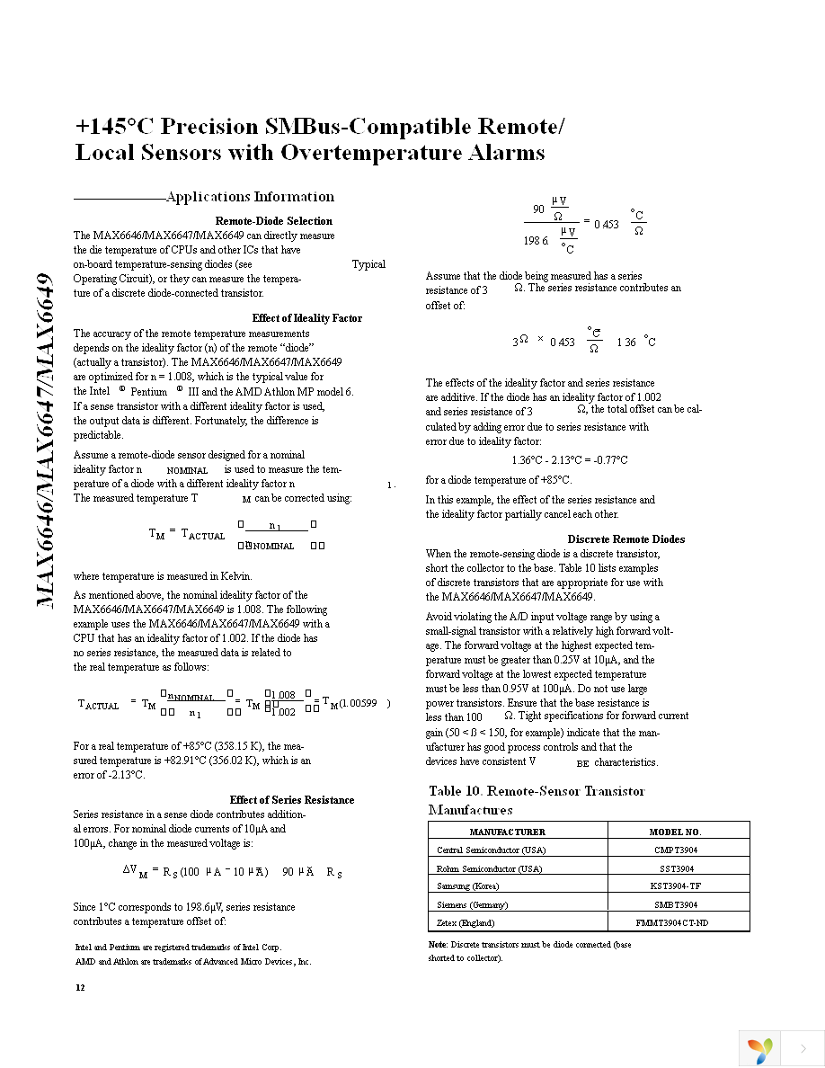 MAX6649MUA+ Page 12