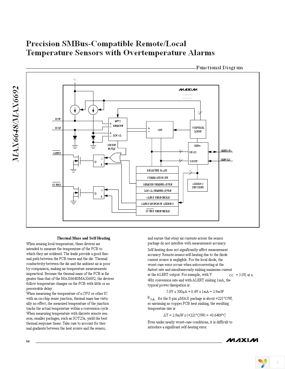 MAX6648MUA+ Page 14