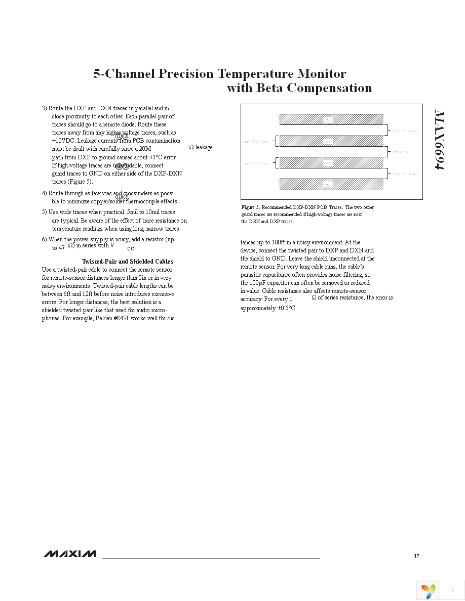 MAX6694TE9A+ Page 17