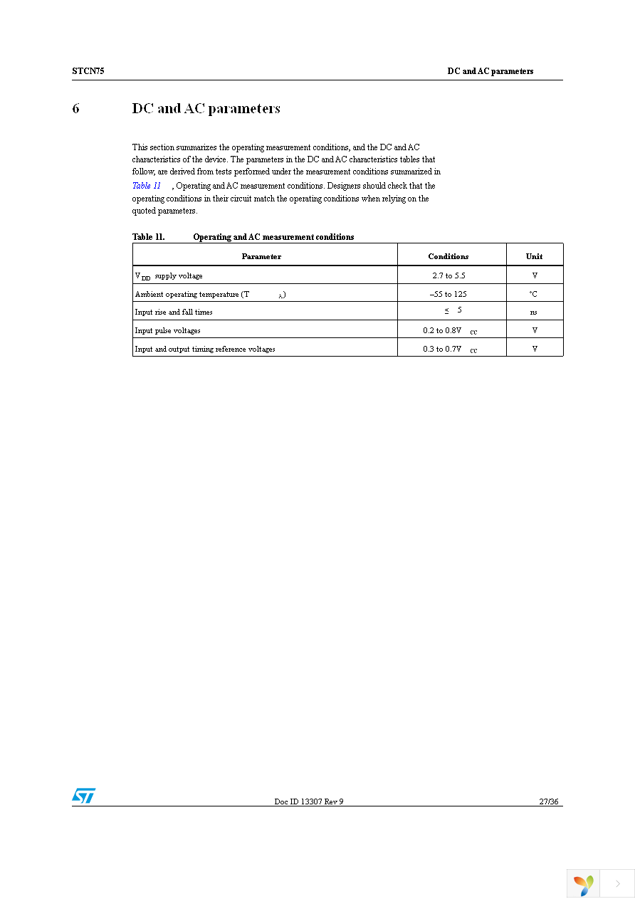 STCN75DS2F Page 27