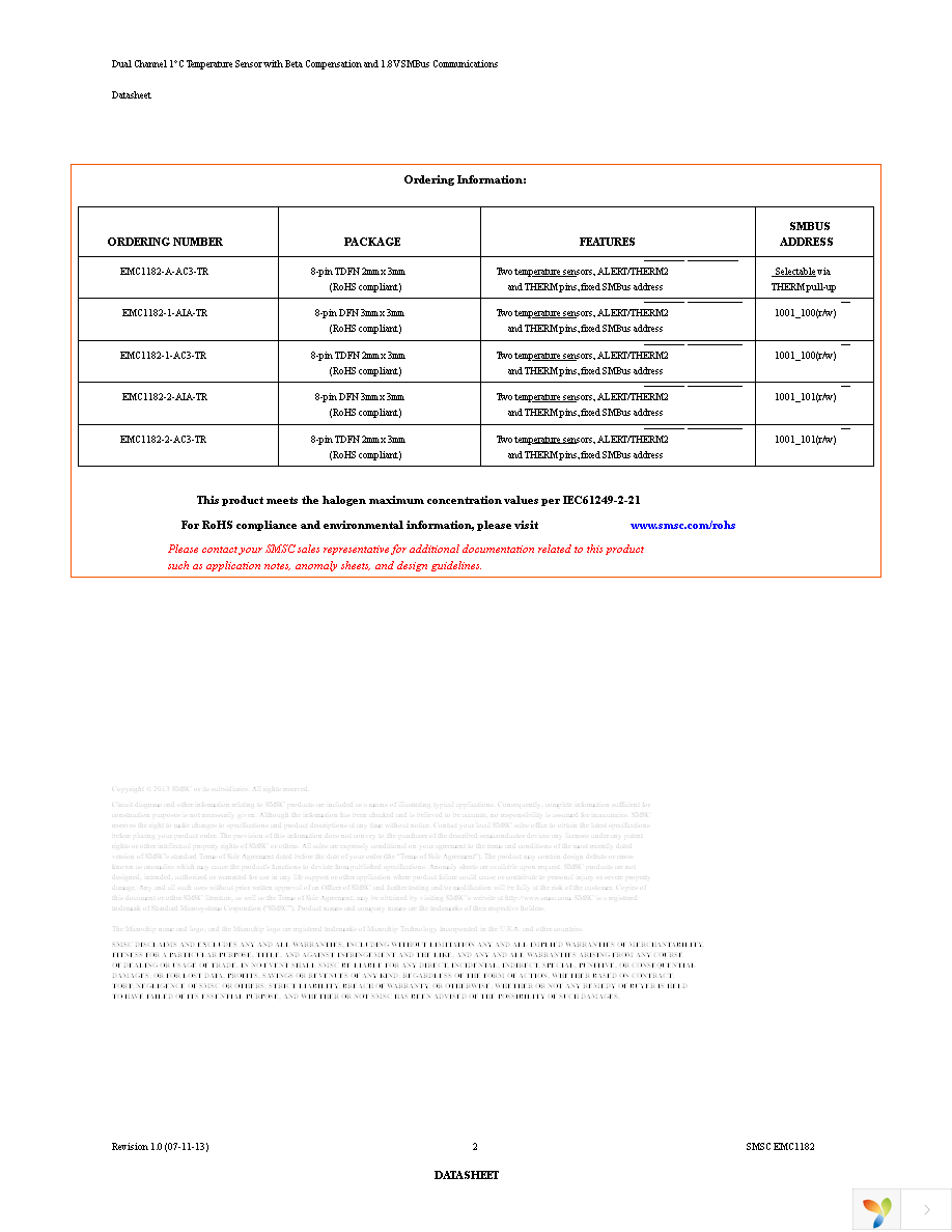 EMC1182-1-AC3-TR Page 2