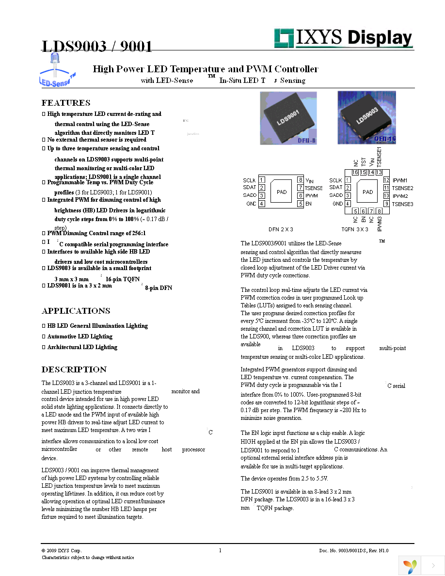 LDS9003-002-T2 Page 1