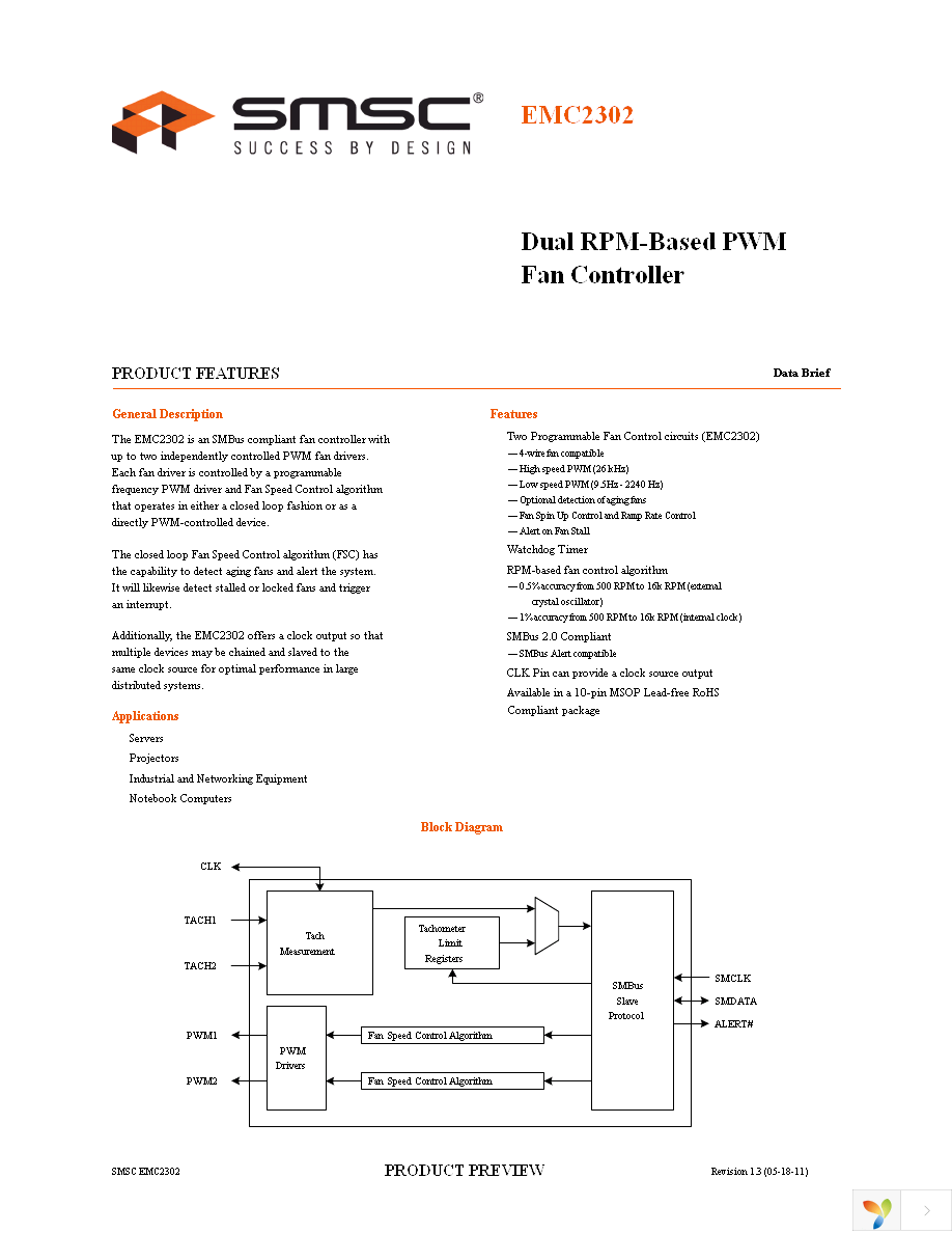 EMC2302-1-AIZL-TR Page 1