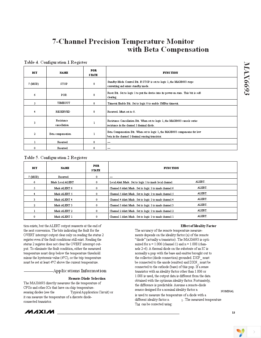 MAX6693UP9A+ Page 13