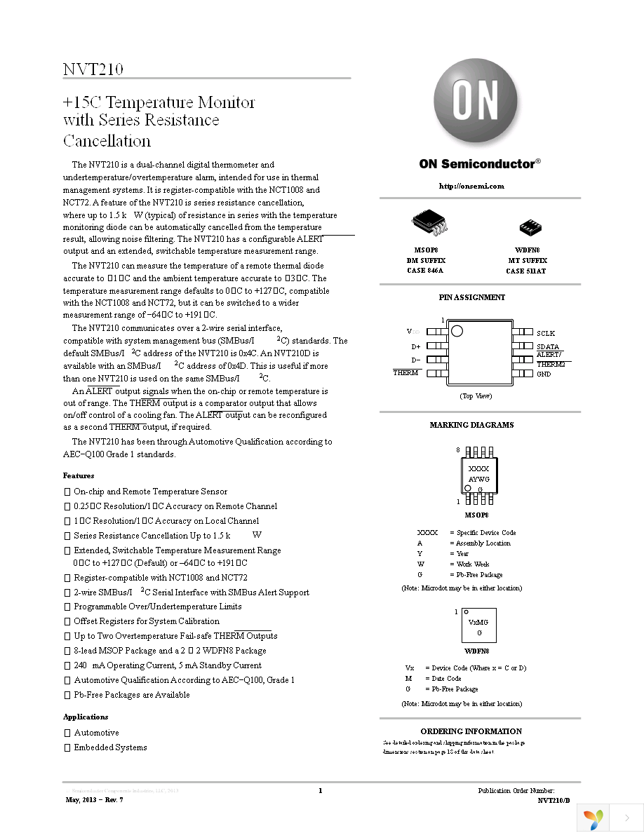 NVT210CDM3R2G Page 1