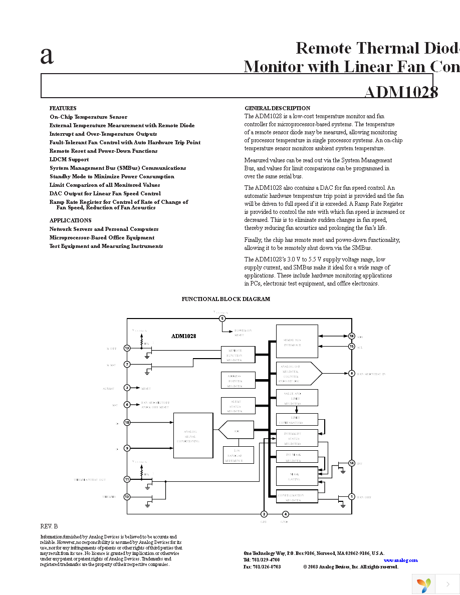 ADM1028ARQ Page 1