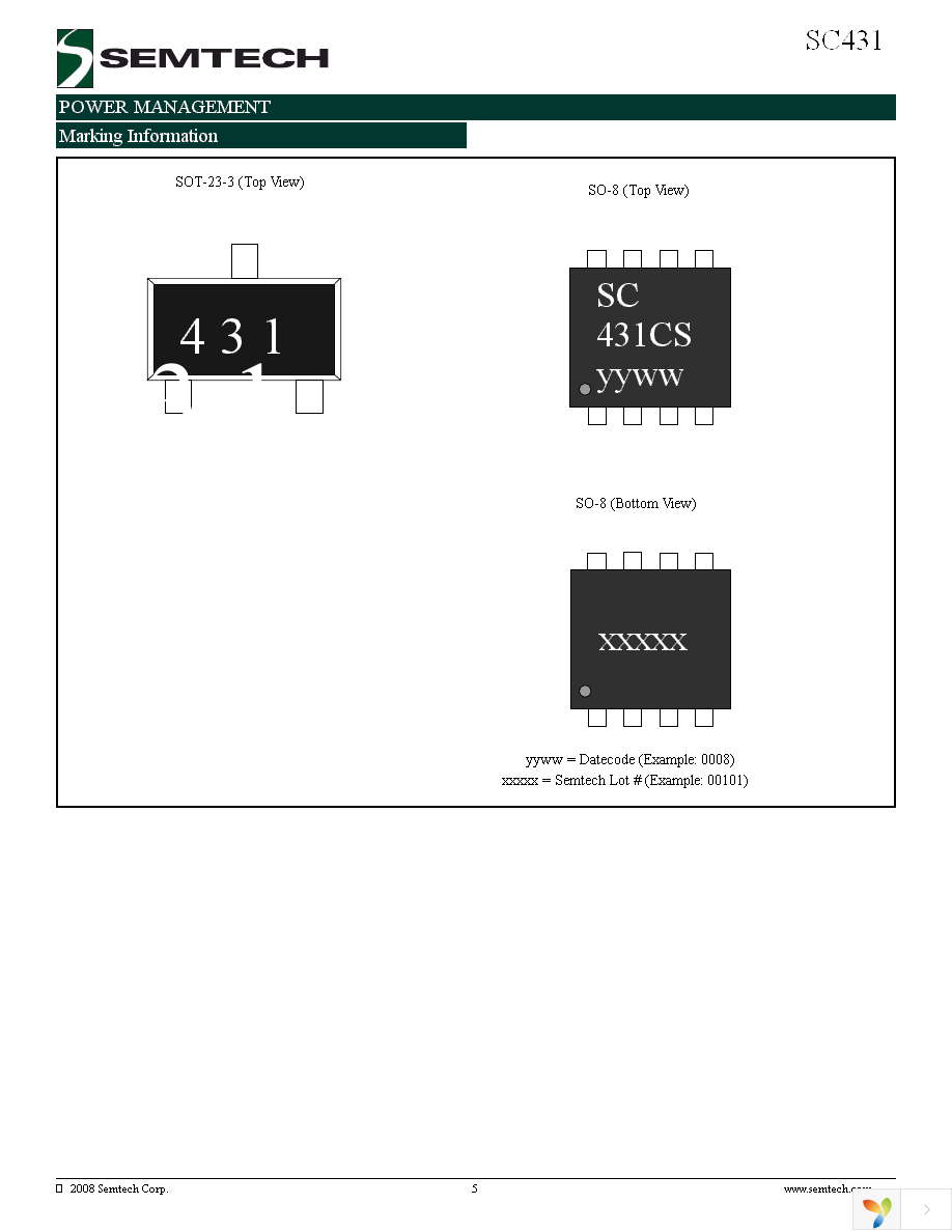 SC431CSK-1TRT Page 5