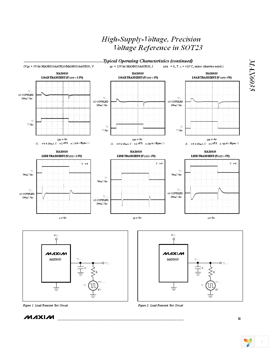 MAX6035BAUR25+T Page 11