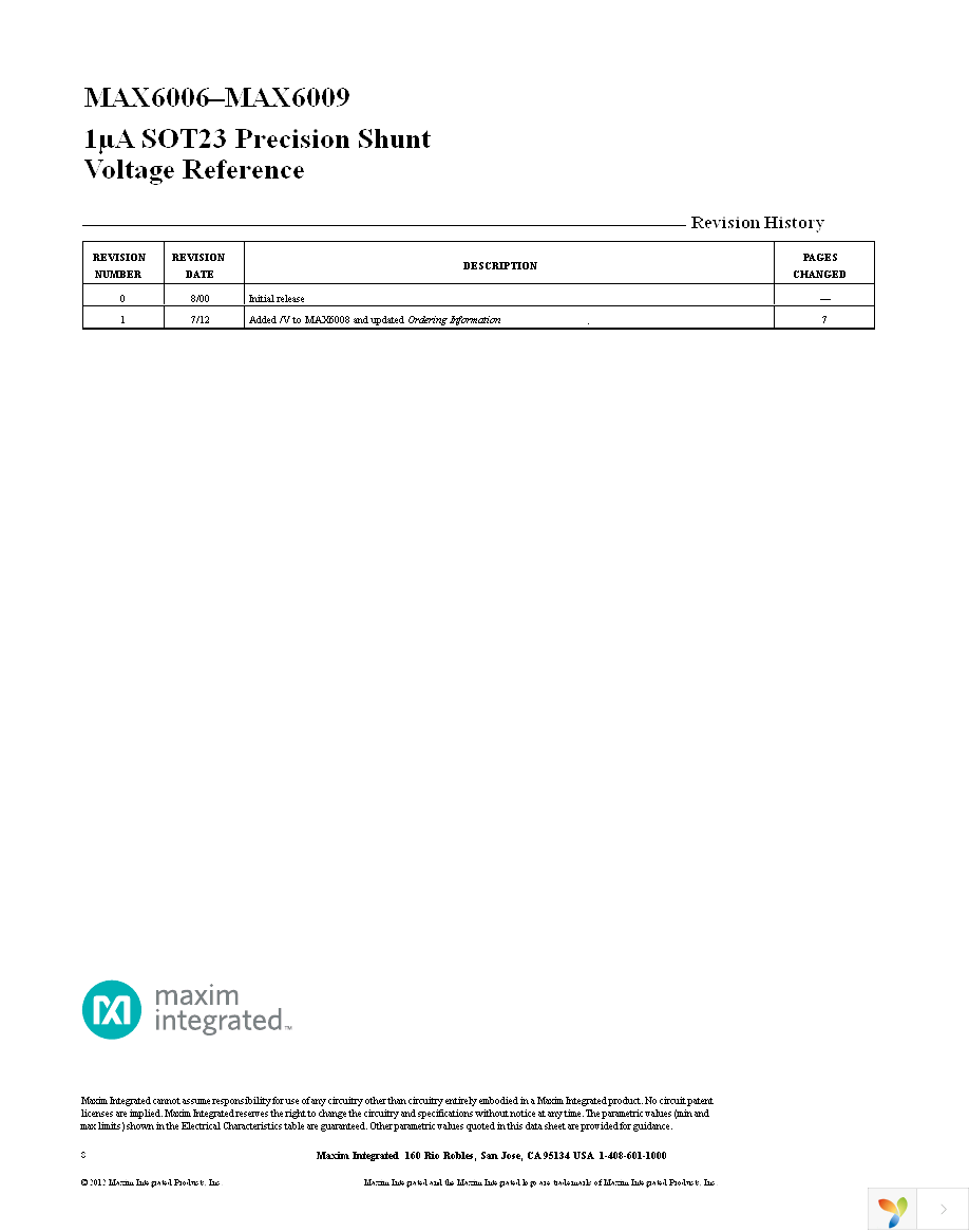 MAX6006BEUR+T Page 8