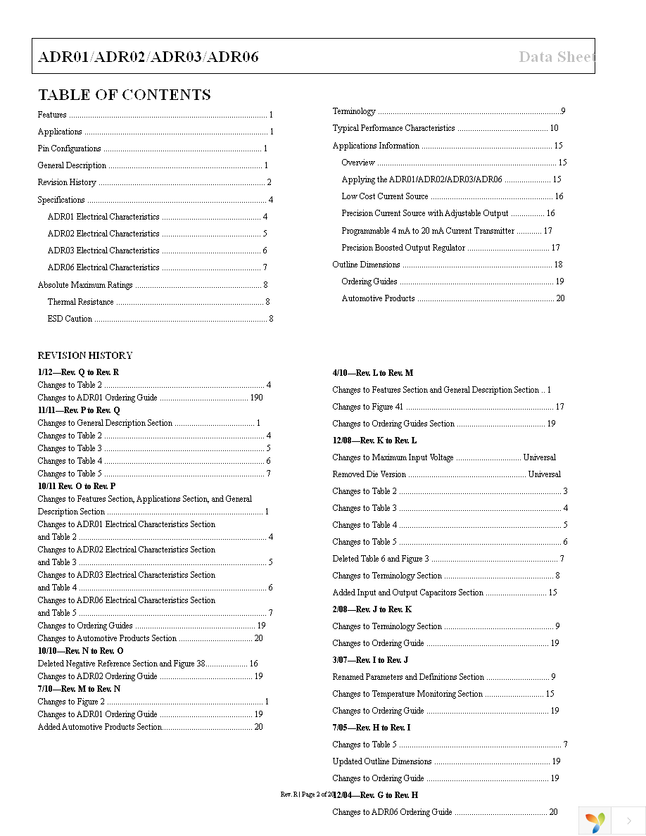 ADR03AUJZ-REEL7 Page 2