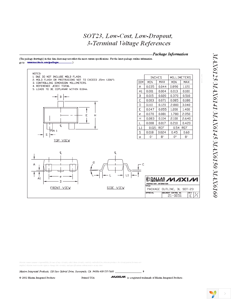 MAX6141EUR+T Page 9