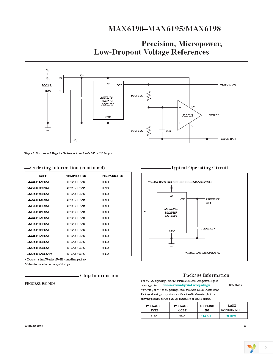 MAX6192BESA+ Page 13