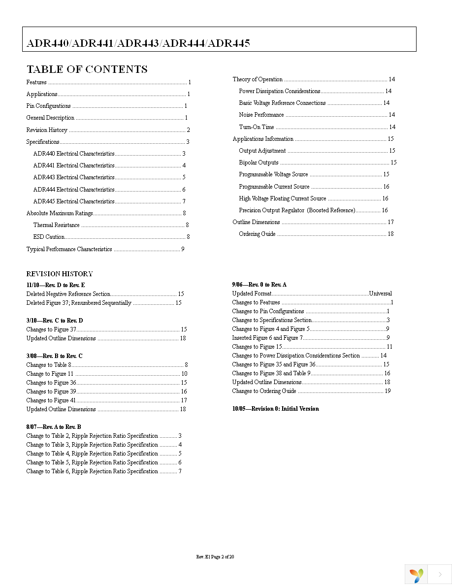 ADR441ARMZ-REEL7 Page 2