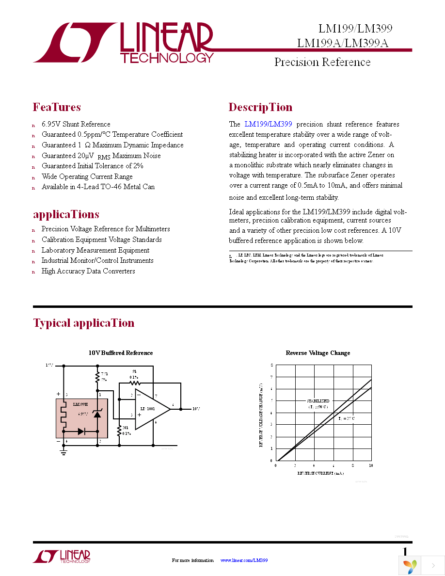 LM399AH Page 1