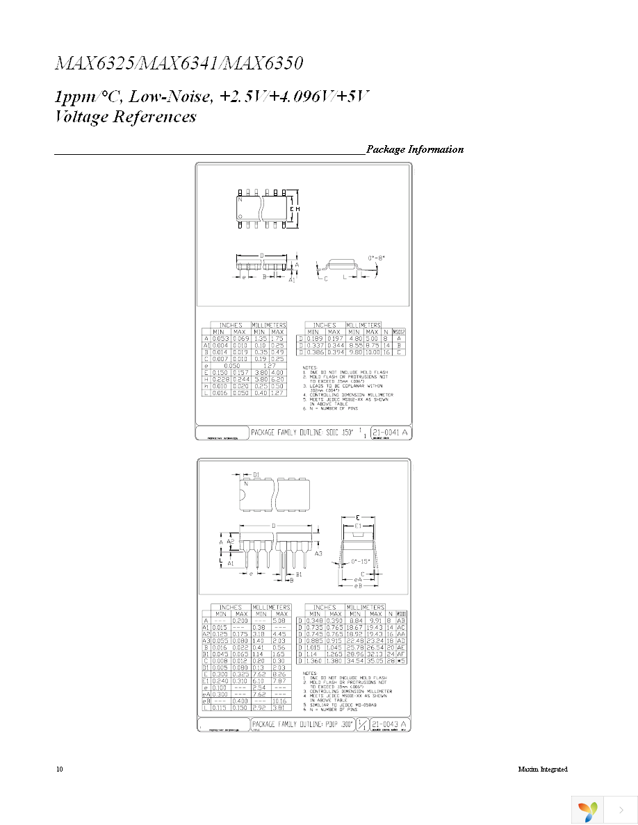 MAX6325CSA+ Page 10