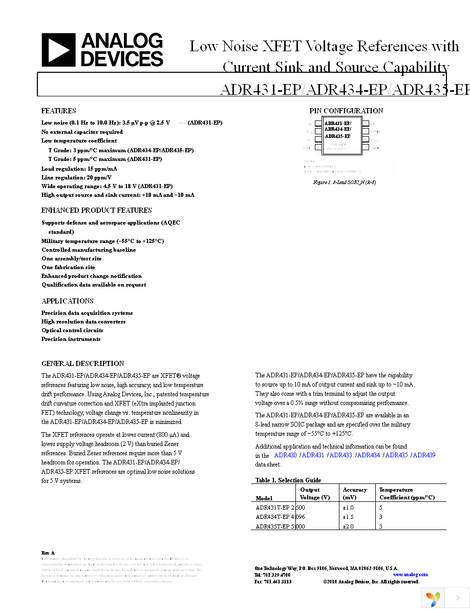 ADR435TRZ-EP-R7 Page 1