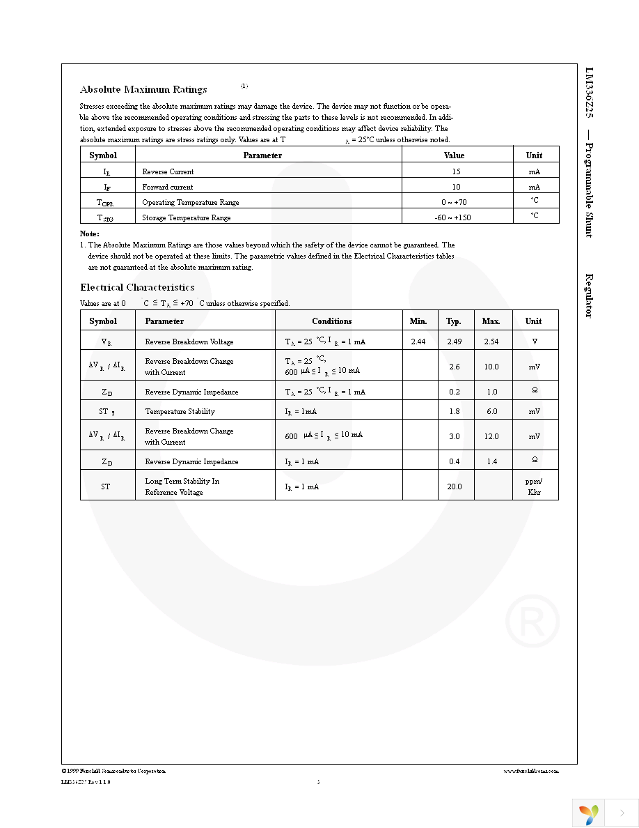LM336Z25 Page 3