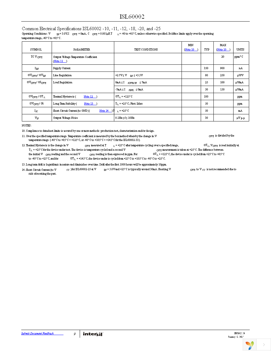 ISL60002DIH325Z-TK Page 9