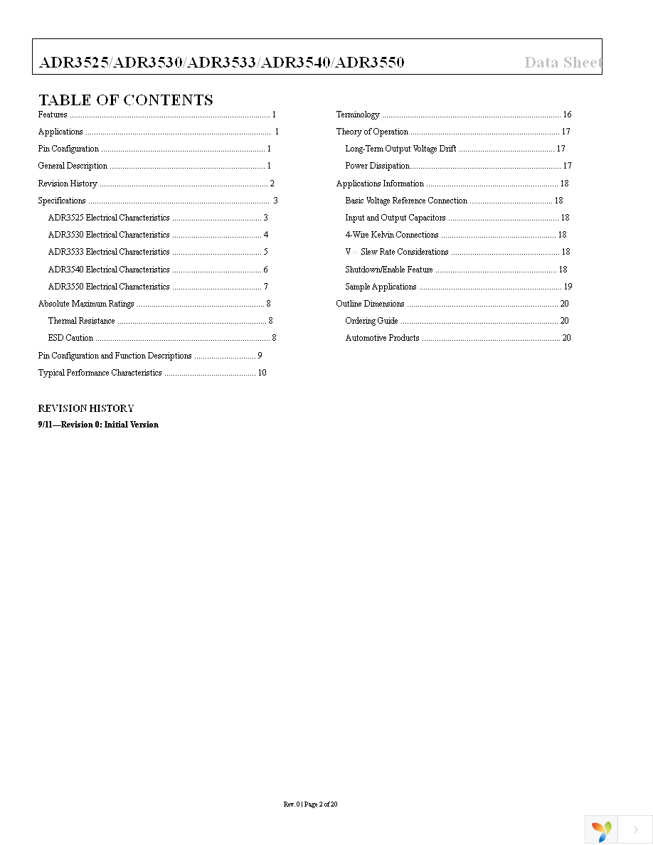 ADR3525WARMZ-R7 Page 2