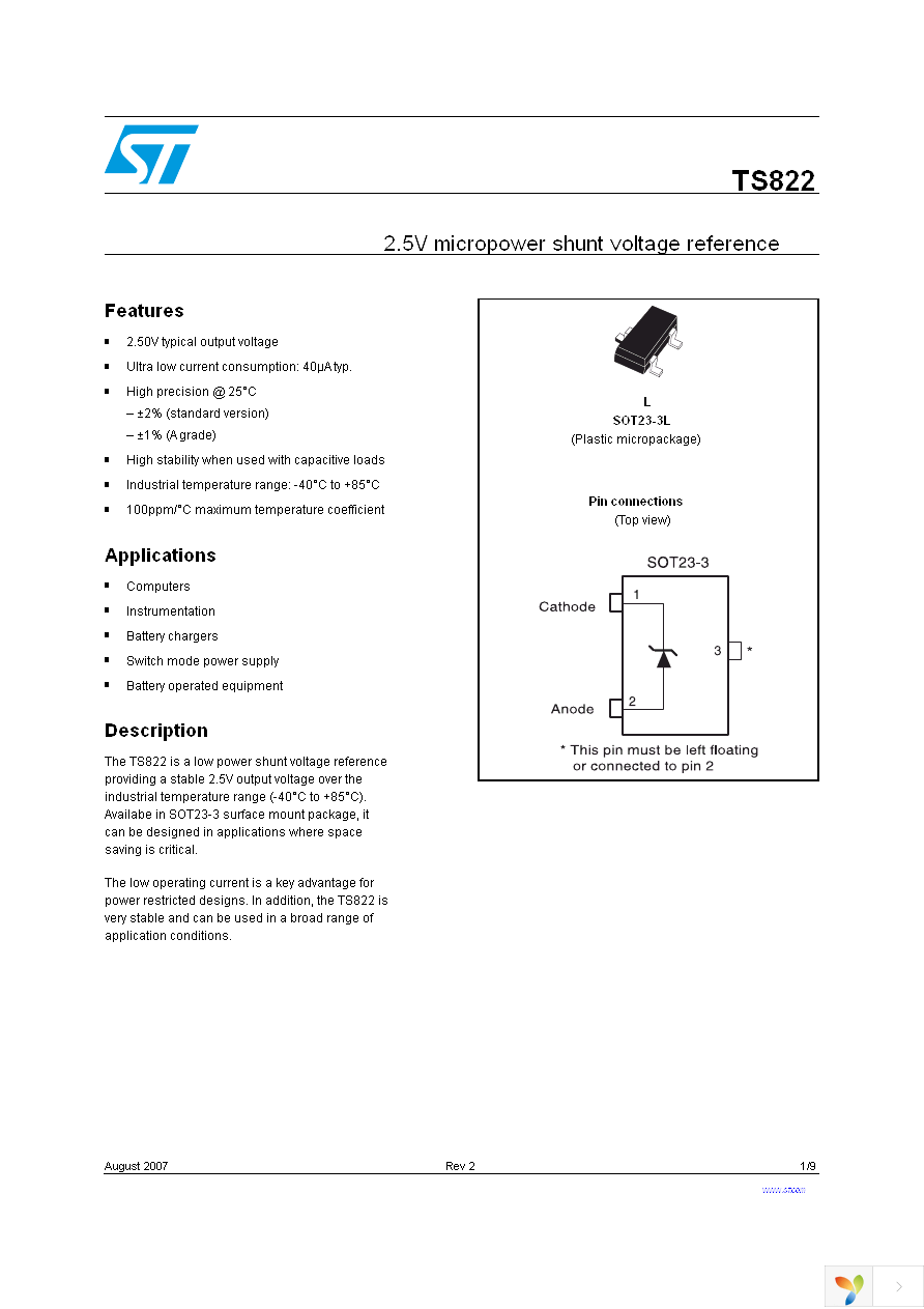 TS822AILT Page 1