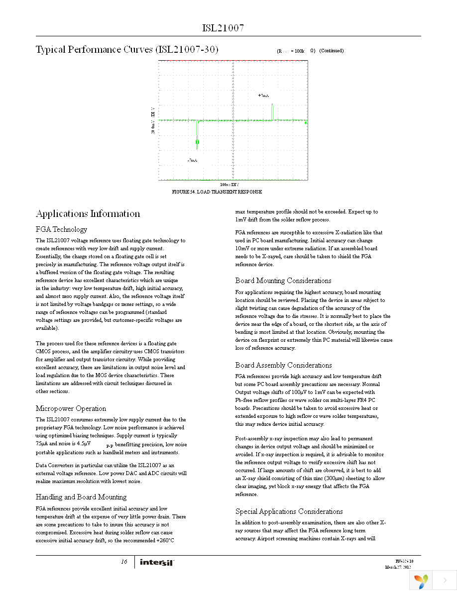 ISL21007DFB812Z-TK Page 16