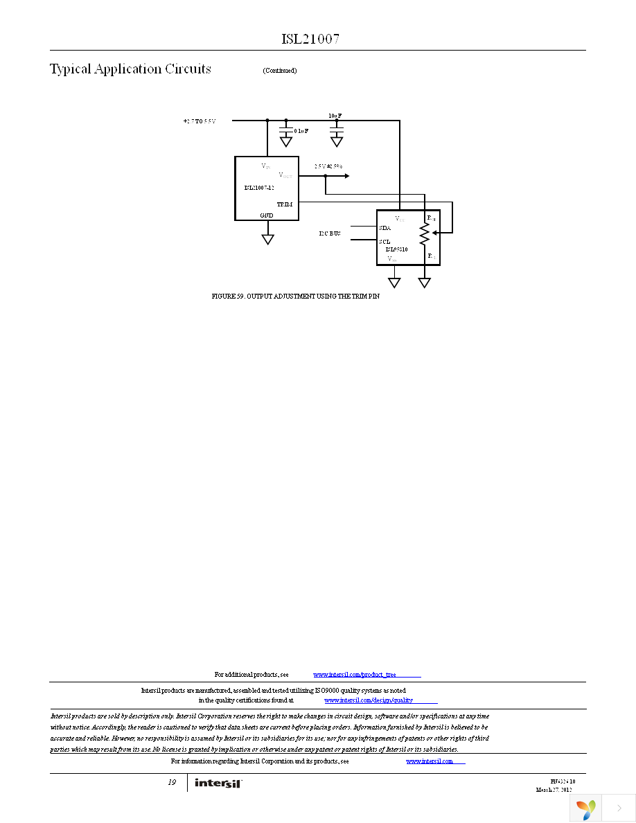 ISL21007DFB812Z-TK Page 19