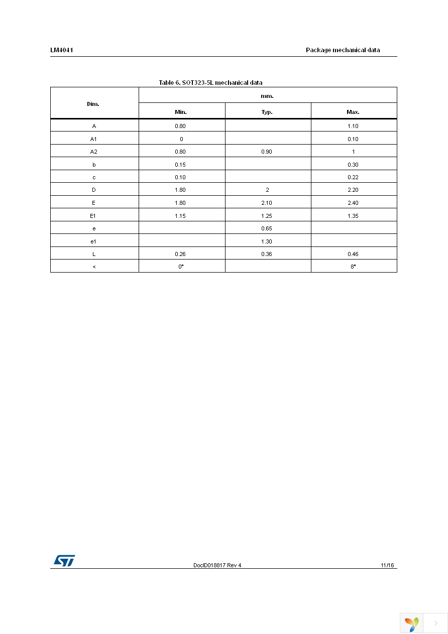 LM4041DELT-1.2 Page 11