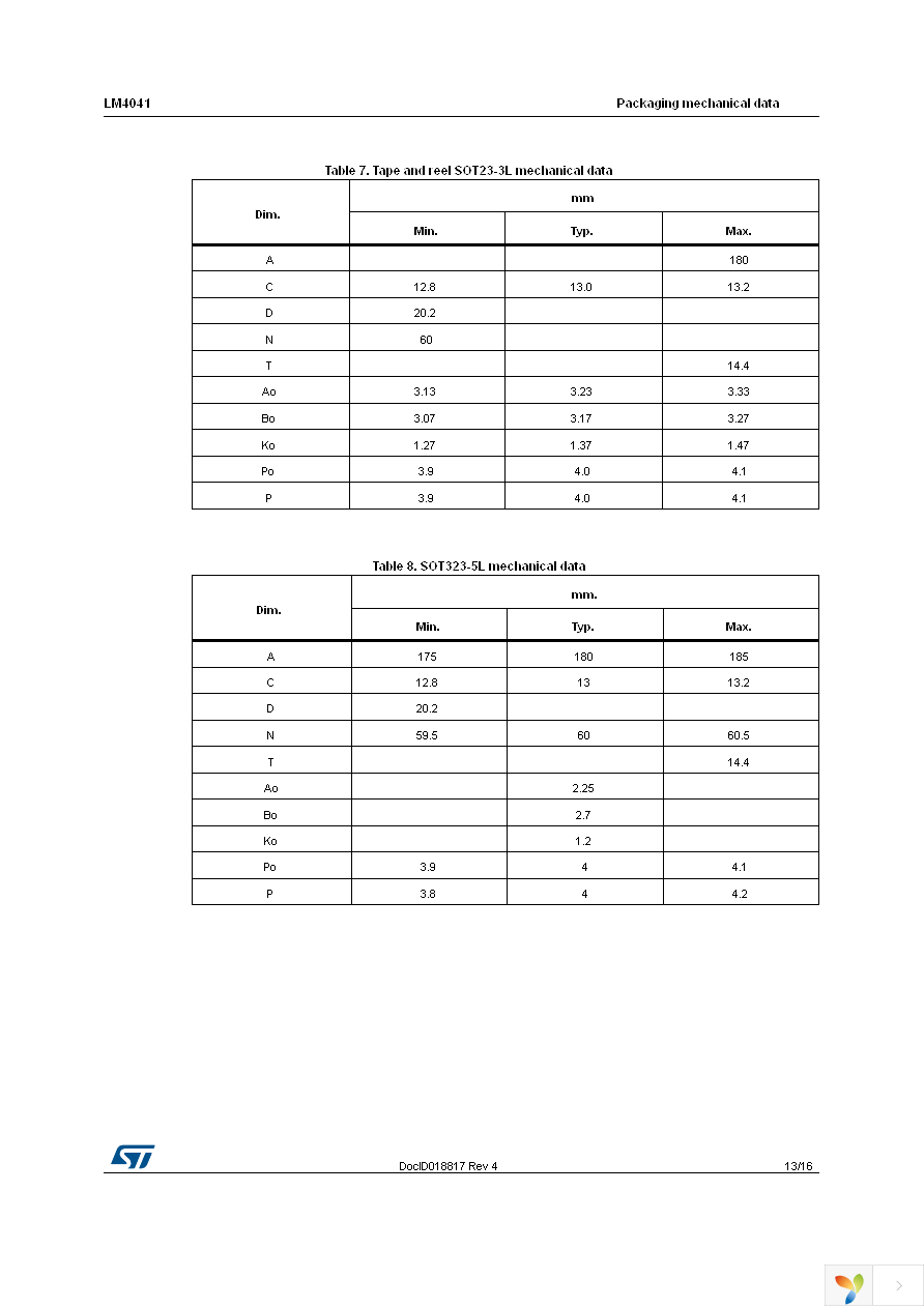 LM4041DELT-1.2 Page 13