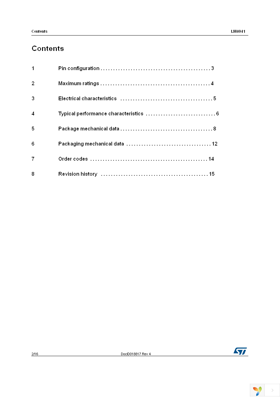 LM4041DELT-1.2 Page 2