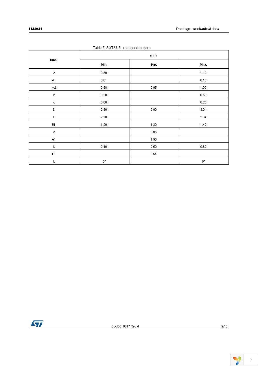 LM4041DELT-1.2 Page 9