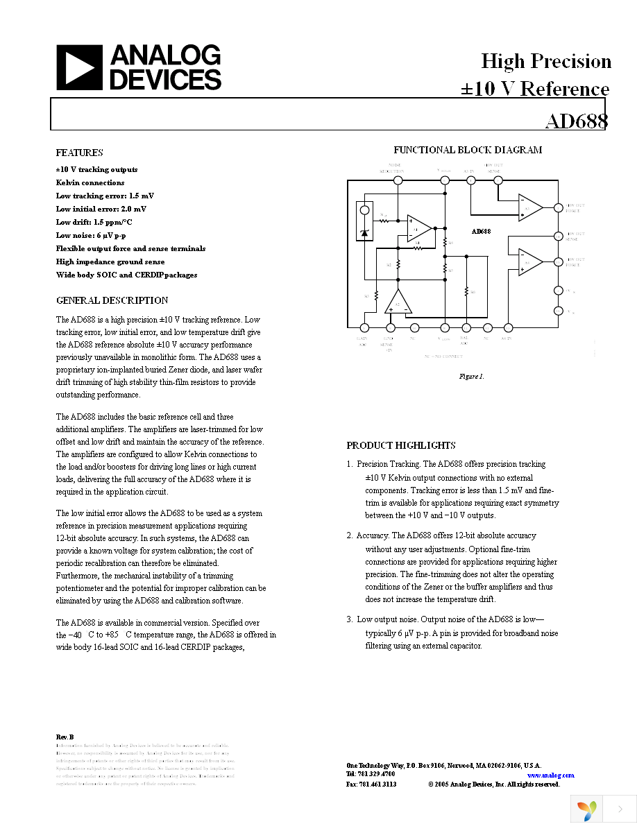 AD688ARWZ Page 1