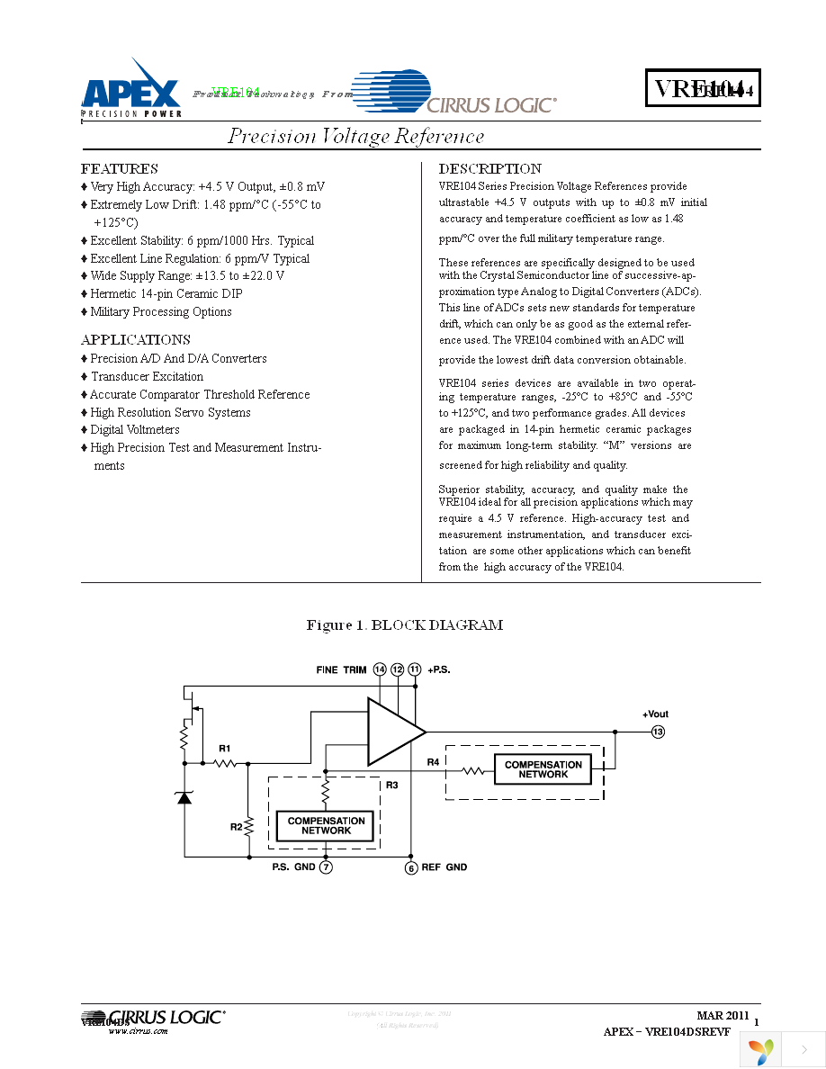 VRE104C Page 1