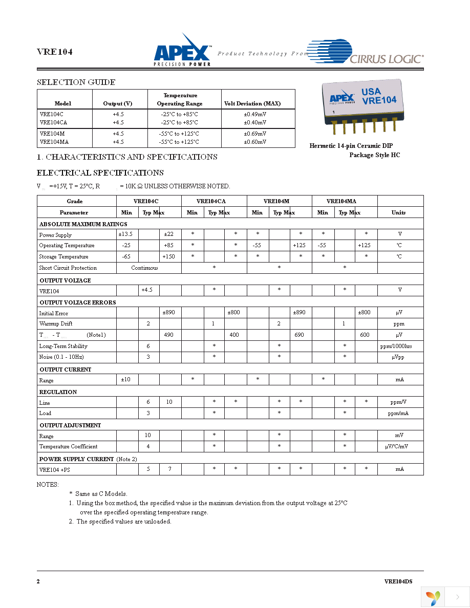 VRE104C Page 2