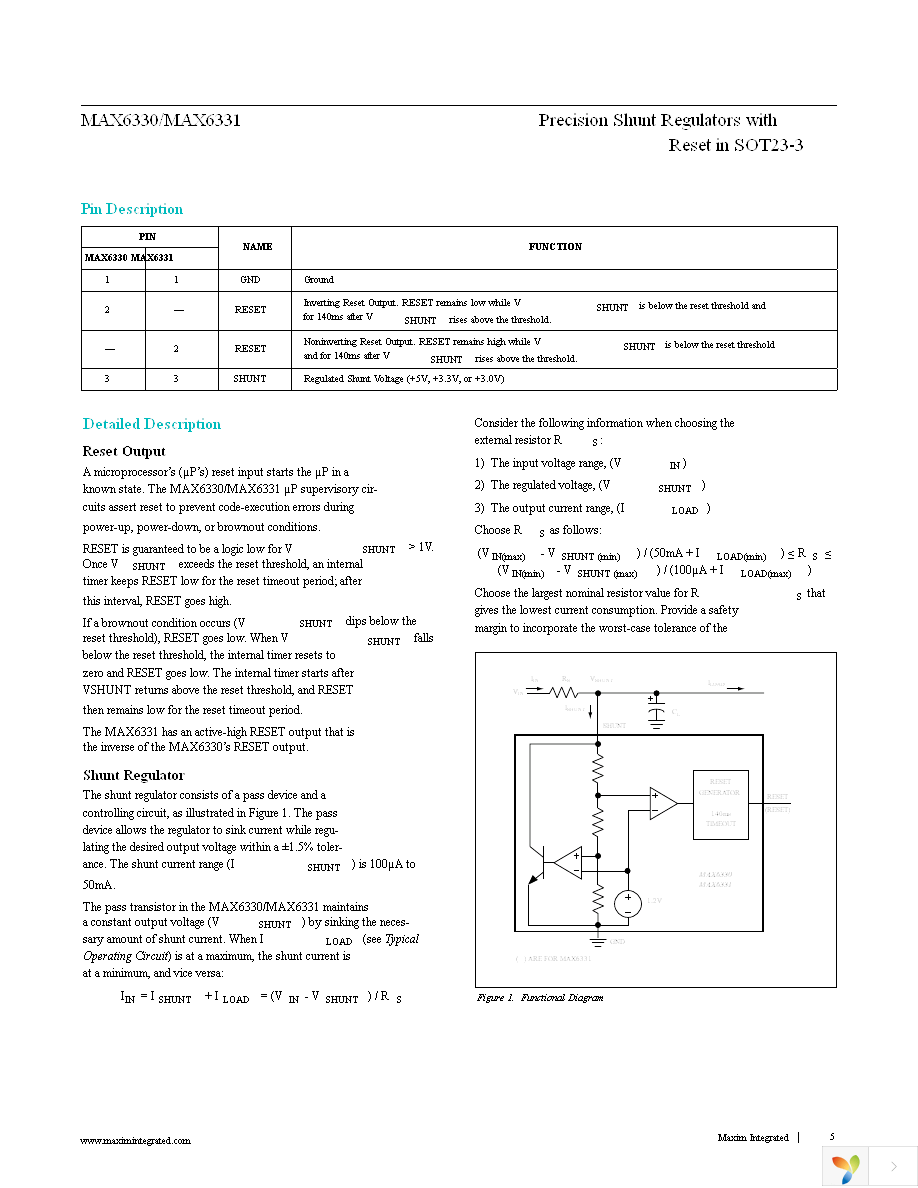 MAX6330LUR+T Page 5