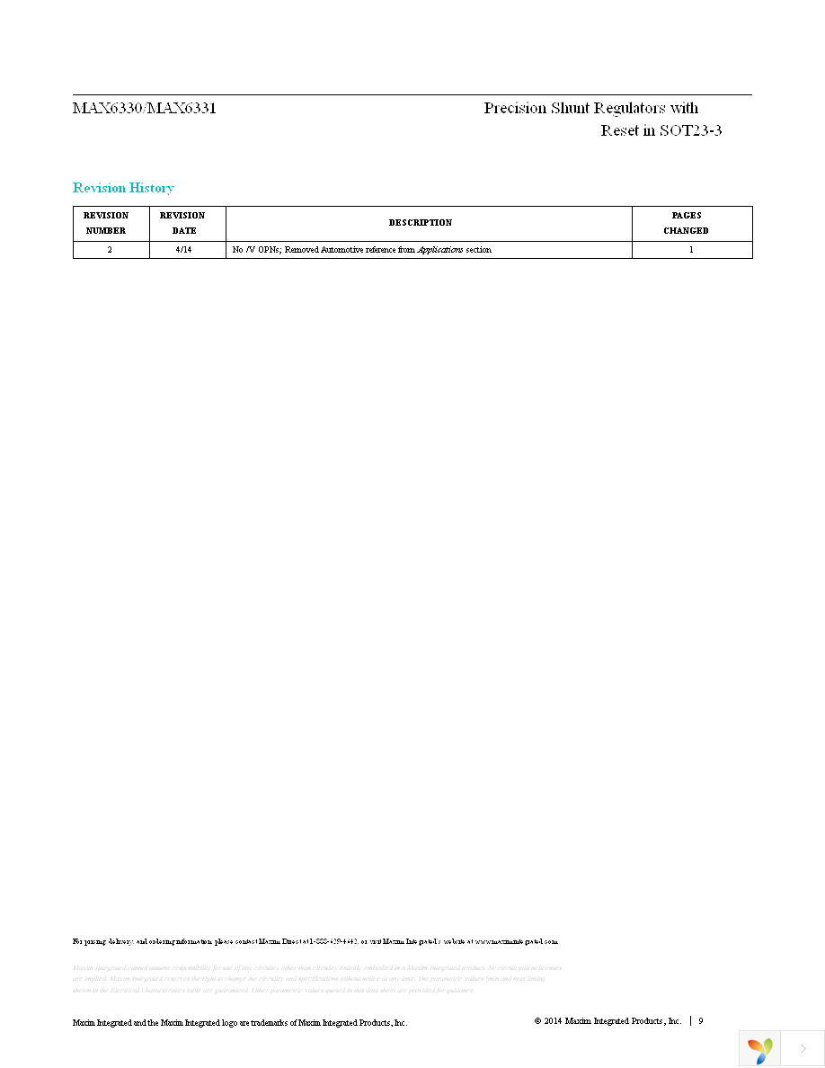 MAX6330LUR+T Page 9