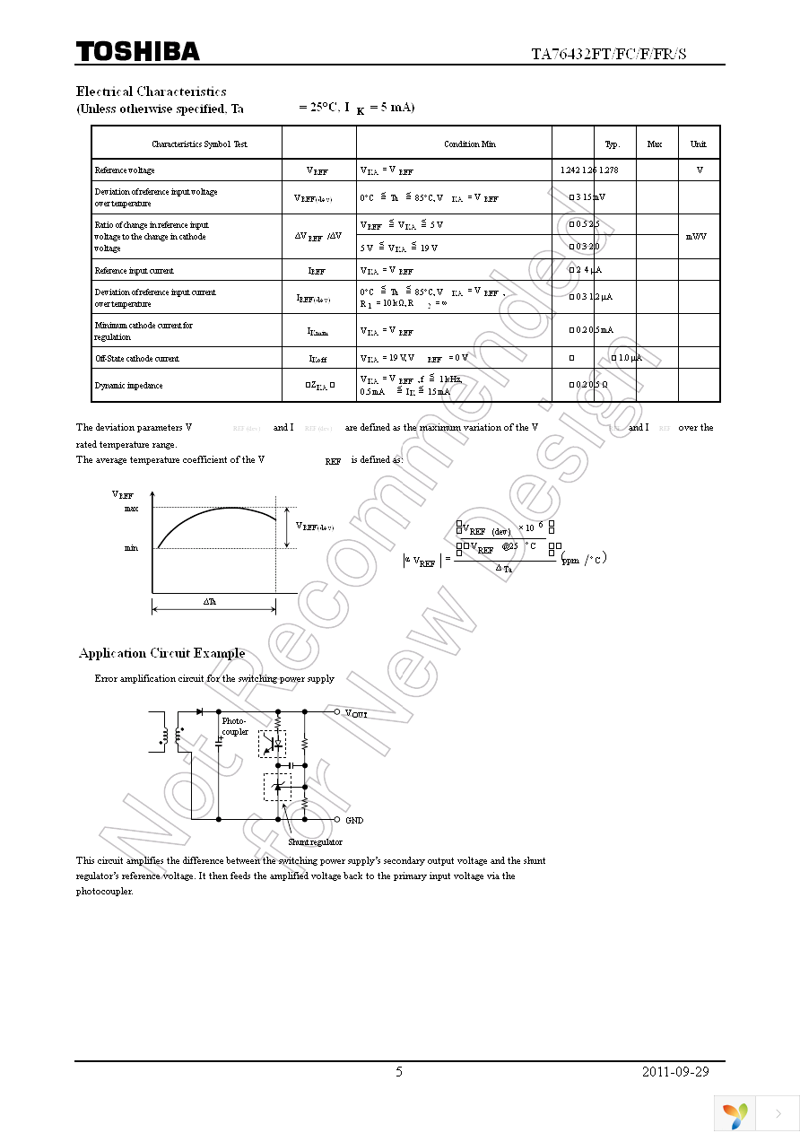 TA76432FC(TE85L,F) Page 5