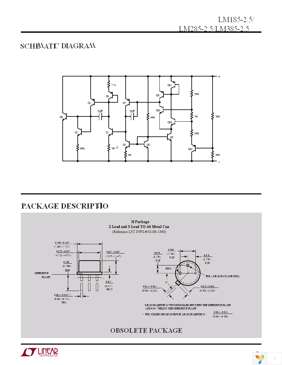 LM385BZ-2.5 Page 5