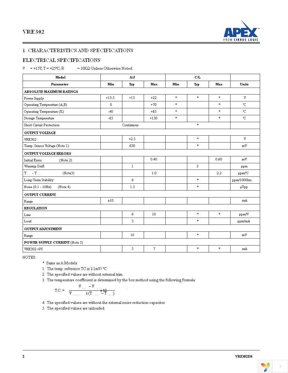 VRE302LD Page 2