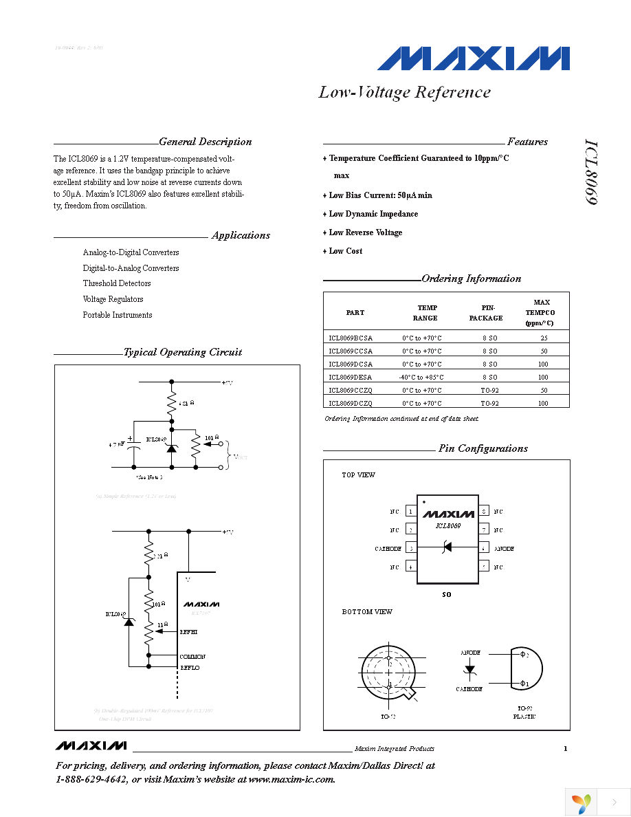 ICL8069CCZQ Page 2