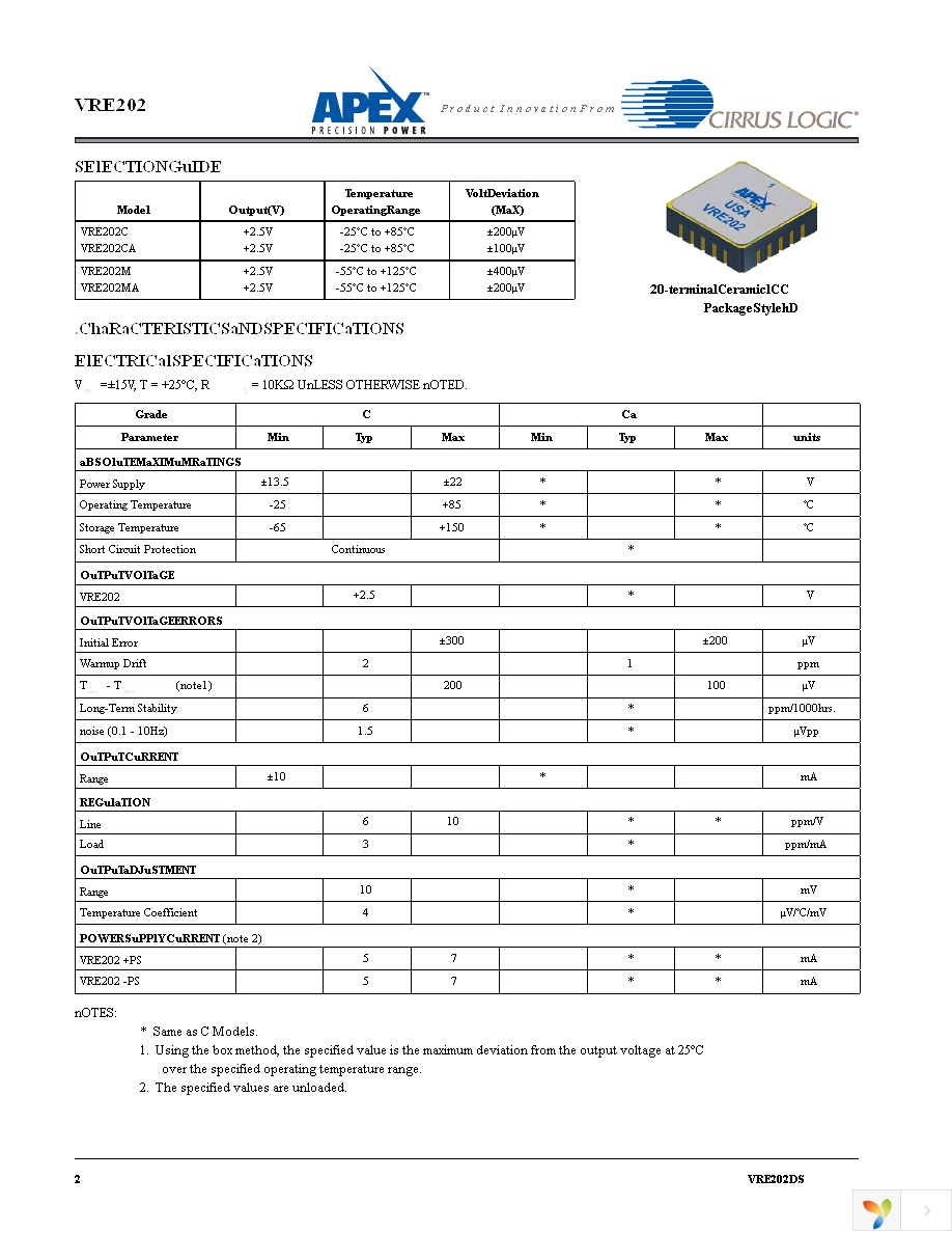 VRE202C Page 2