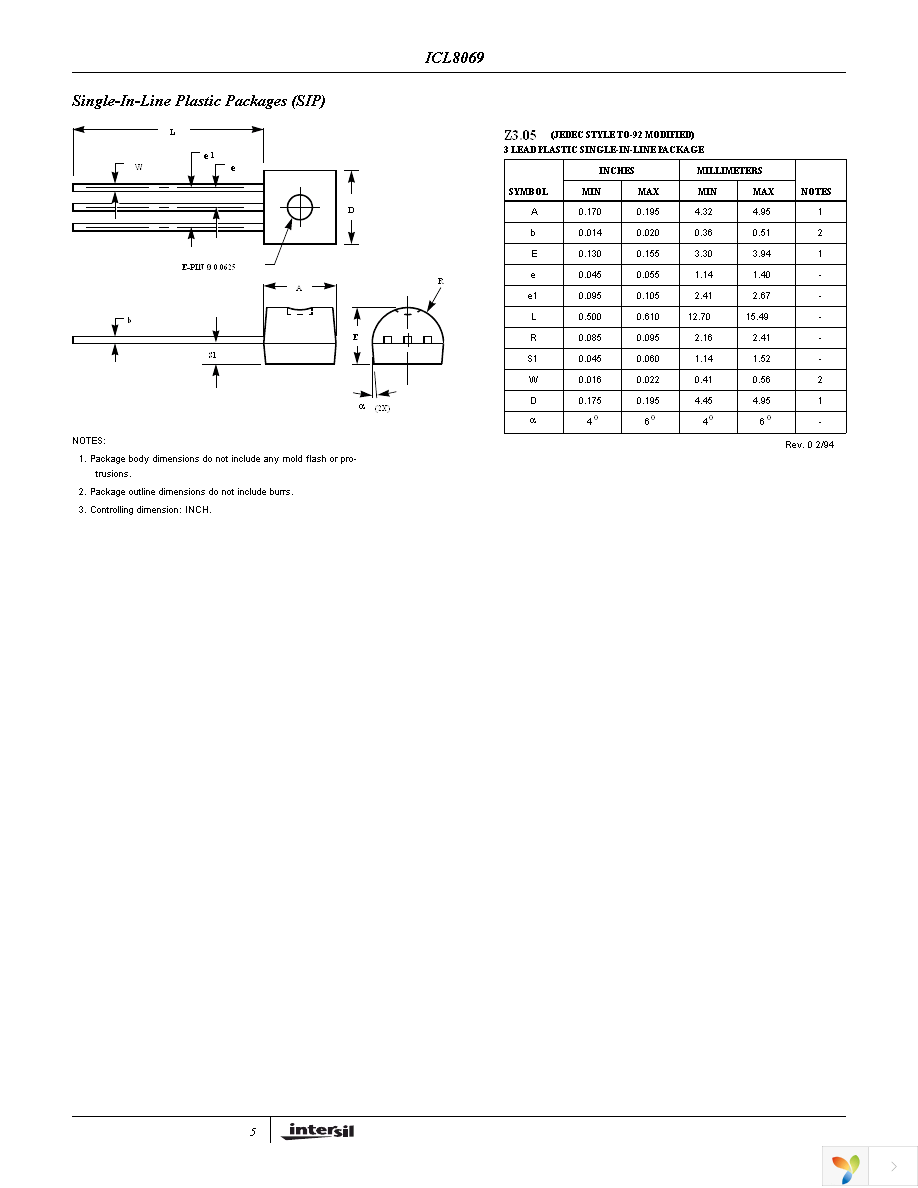 ICL8069CCZR Page 5