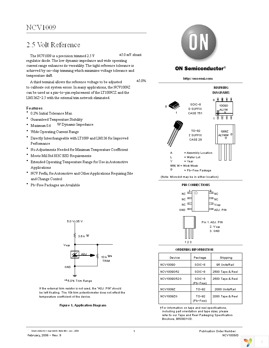 NCV1009D Page 1