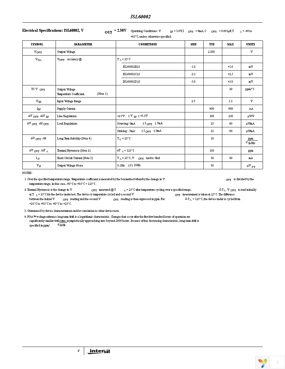 ISL60002CIB825 Page 4