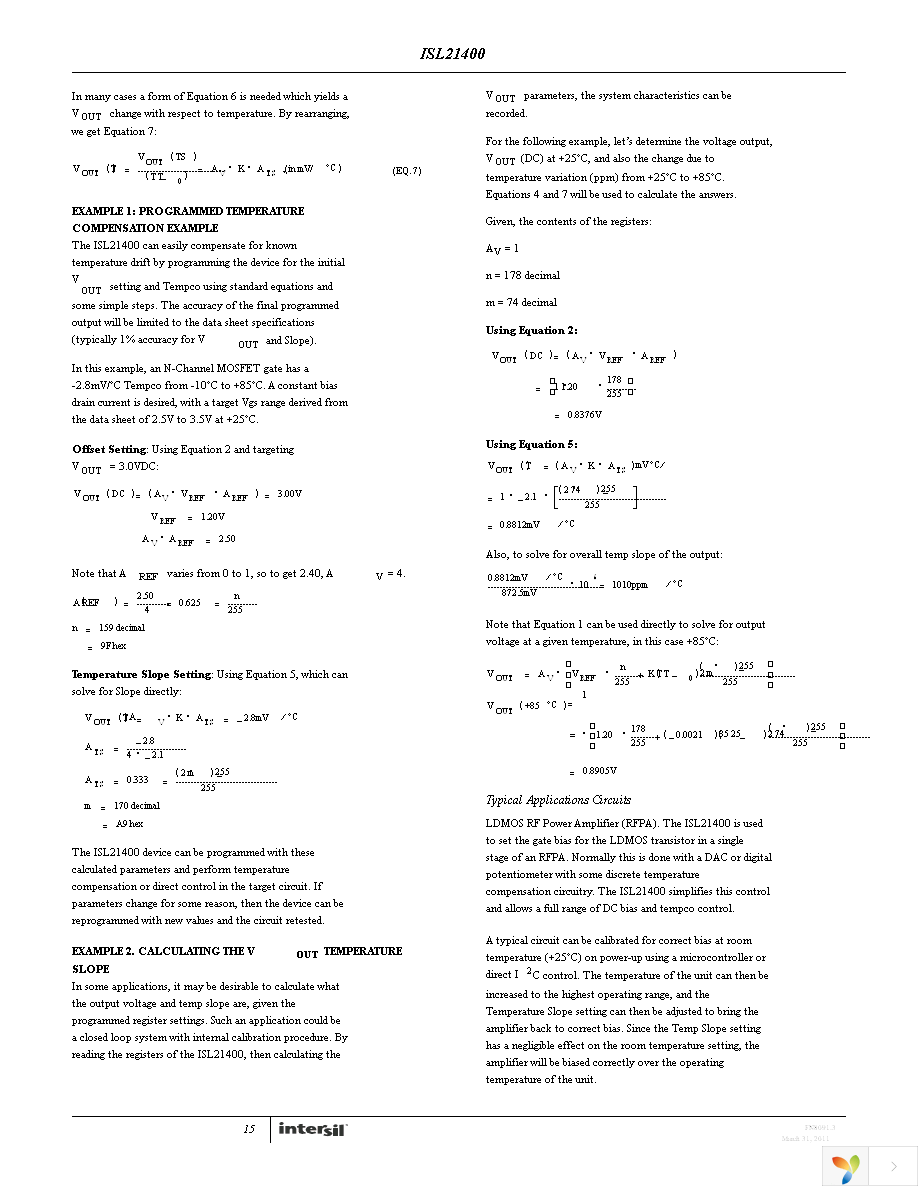 ISL21400IU8Z-TK Page 15