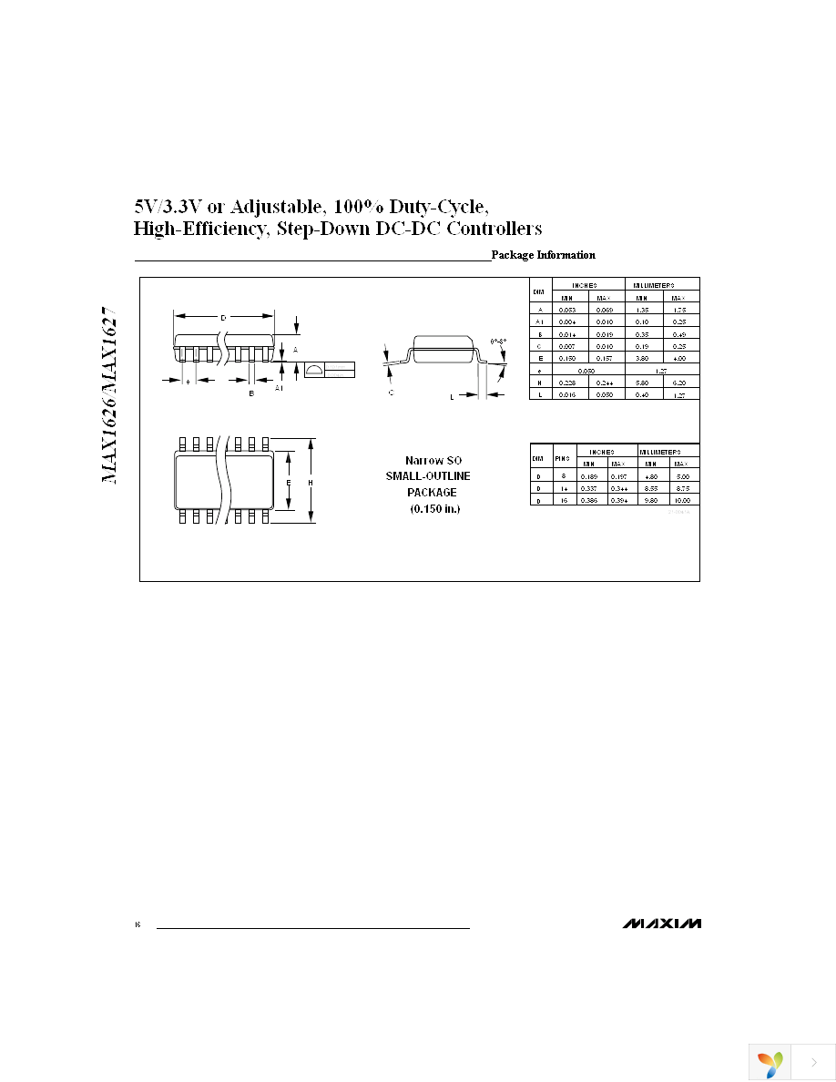 MAX1627ESA+T Page 16