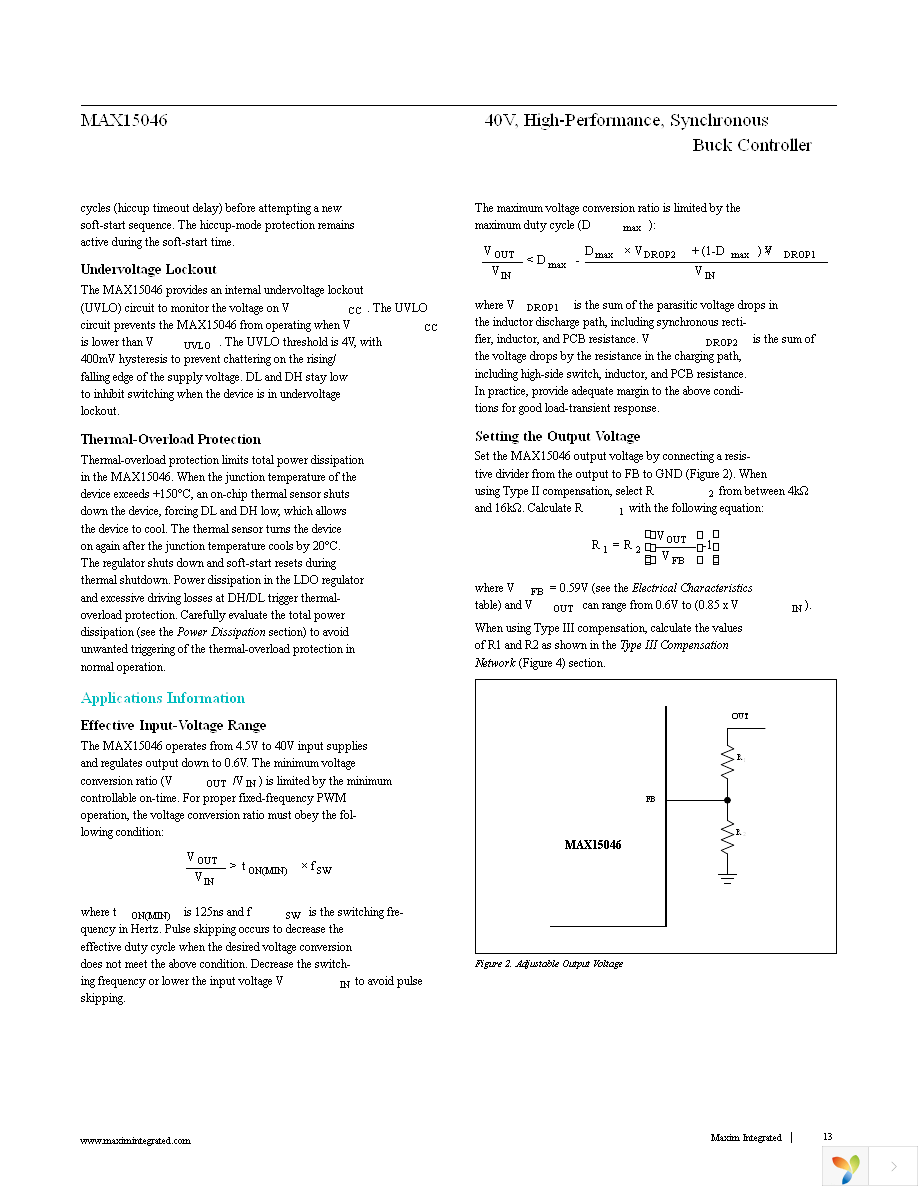 MAX15046BAEE+ Page 13