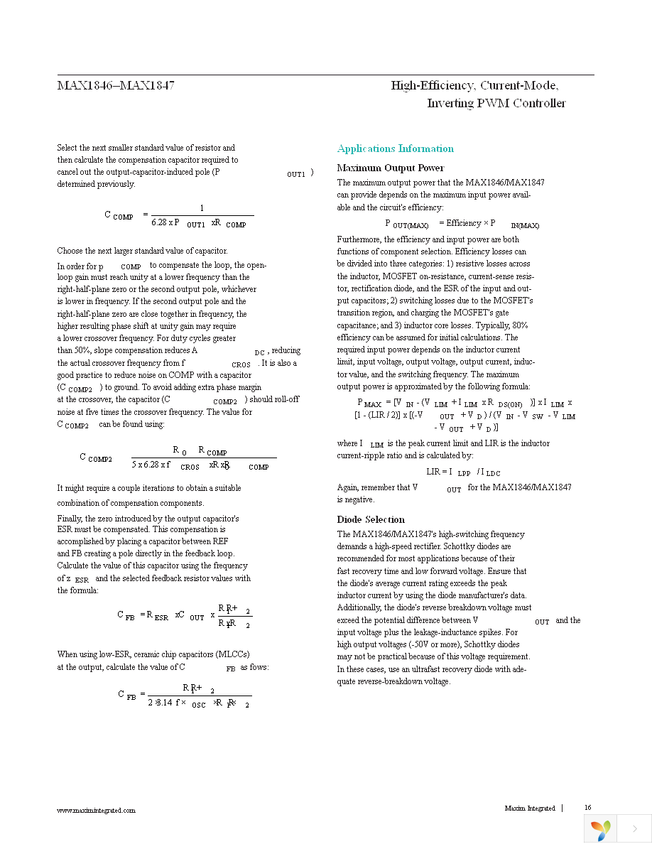 MAX1847EEE+ Page 16