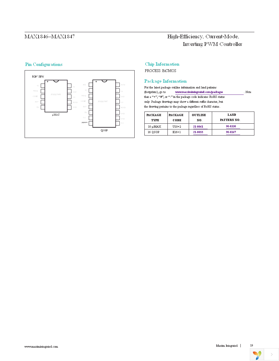 MAX1847EEE+ Page 19